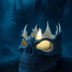 Світильник Череп короля-ліча LICH KING з World of Warcraft(WOW)