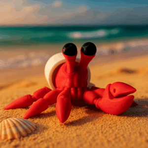 Фігурка краба-самітника - морський сувенір