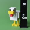 Фігурка "Курка з Minecraft" — яскравий декор у стилі піксельної гри | DIZZY 3D - Зображення 2