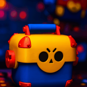 🔥 Мега Ящик Brawl Stars — 3D-фігурка для фанатів гри BRAWL STARS