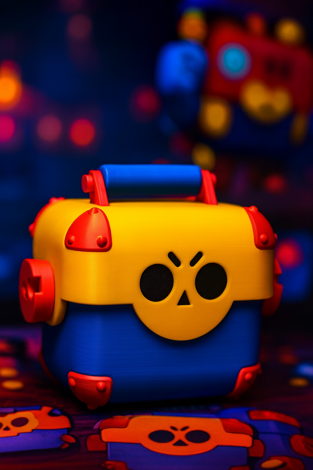 🔥 Мега Ящик Brawl Stars — 3D-фігурка для фанатів гри BRAWL STARS