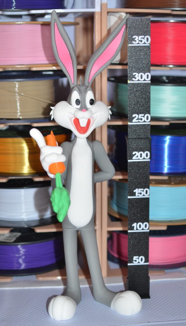 Багз Банні — 3D-фігурка 40 см | Колекційна фігурка з мультика Looney Tunes | Персонаж для фанатів і декору | DIZZY 3D