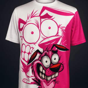 Футболка «Crazy Dog» з яскравим принтом | Dizzy3D