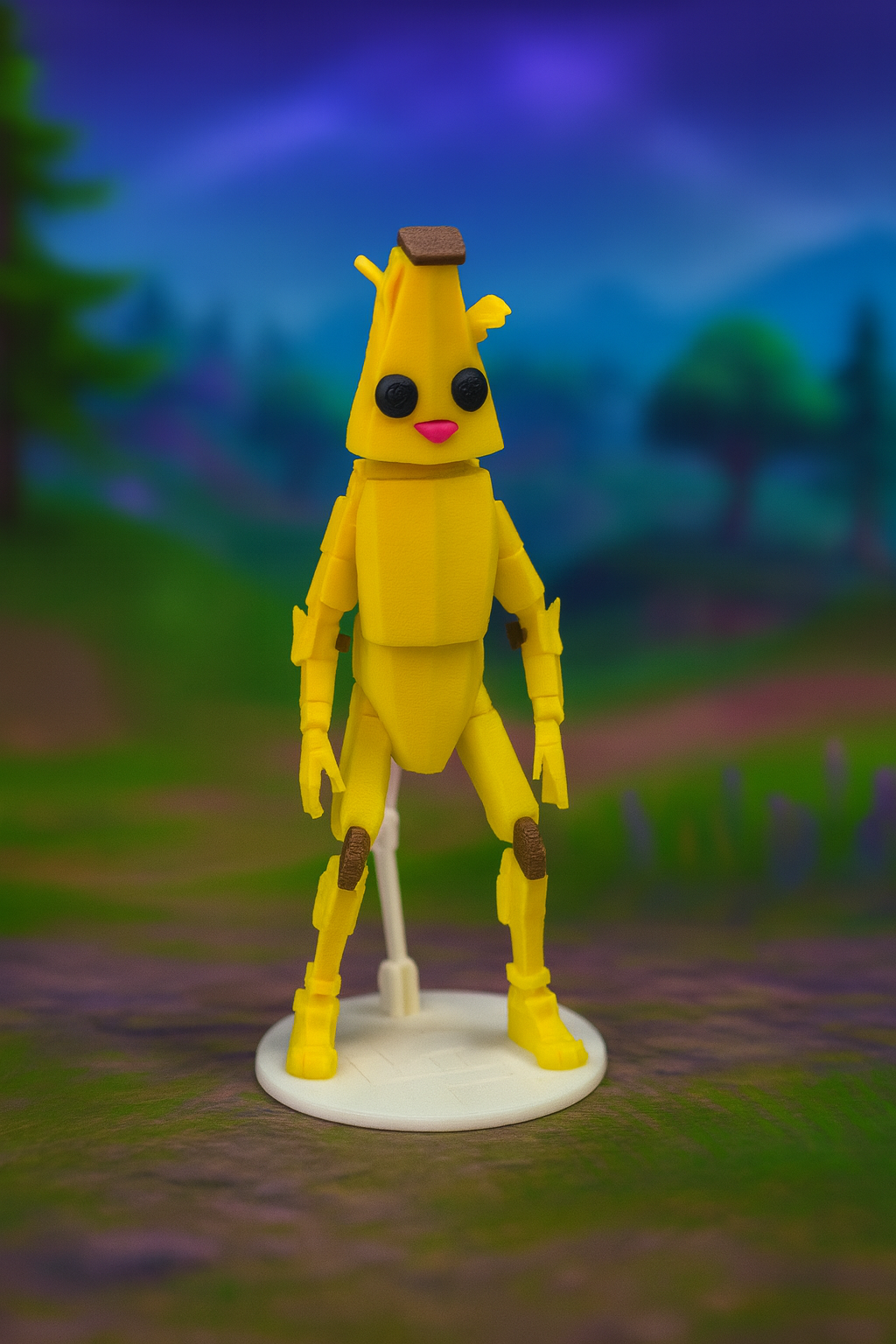 Фігурка Банан “Peely” з Fortnite — флексі Dummy13 із 3D-друку | Dizzy3D