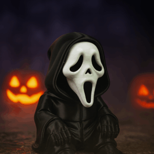 Фігурка Ghostface з фільму “Крик” — 3D-друкований сувенір і декор до Геловіну | Dizzy3D