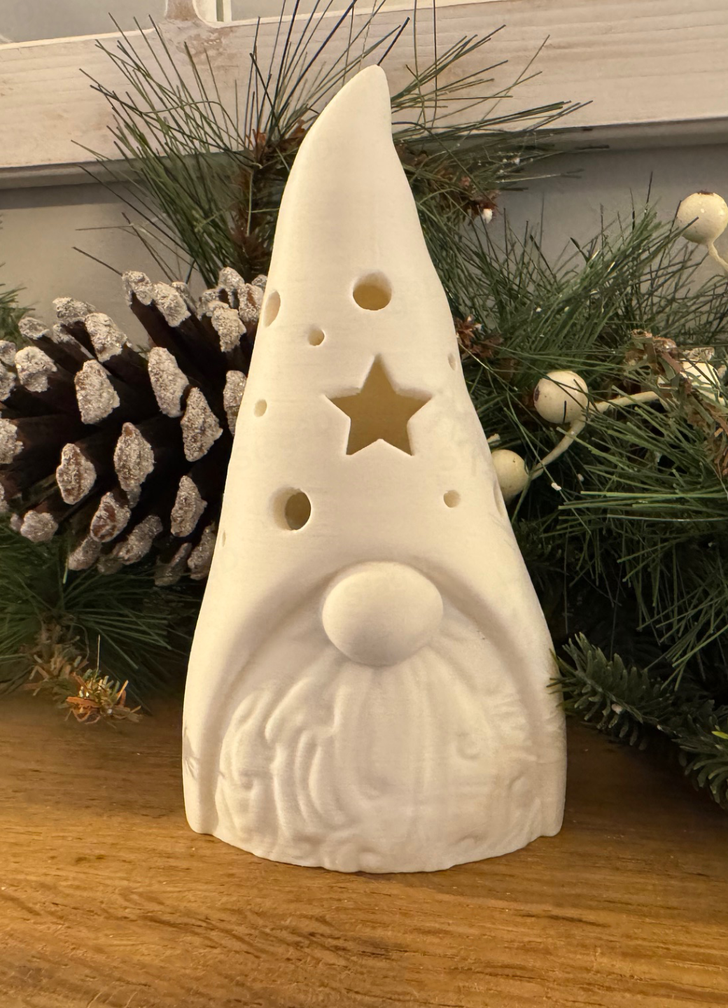 Новорічний світильник “Гном” — 3D-друкований декор із теплим світлом | Dizzy3D - Зображення 3