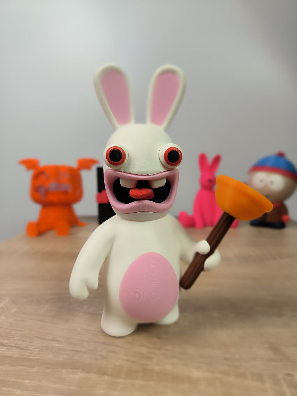 Фігурка Божевільного Кролика Rabbids — персонаж серії ігор Raving Rabbids | Dizzy3D - Зображення 4