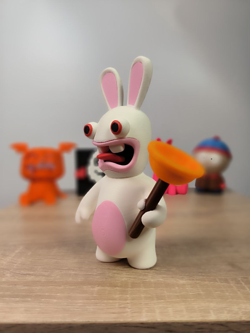 Фігурка Божевільного Кролика Rabbids — персонаж серії ігор Raving Rabbids | Dizzy3D - Зображення 2